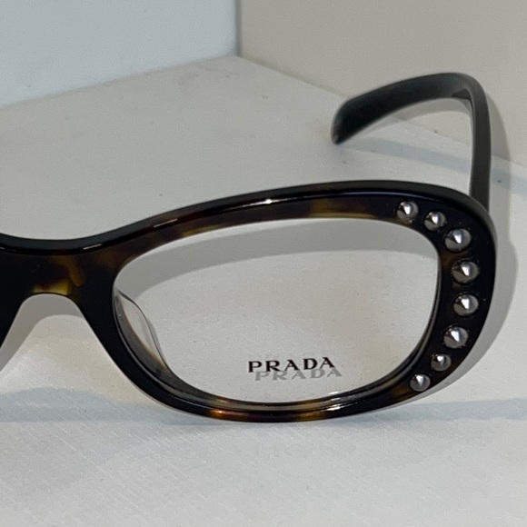 Prada tortoise frames with studs and case-new with shop lenses - Picture 4 of 10